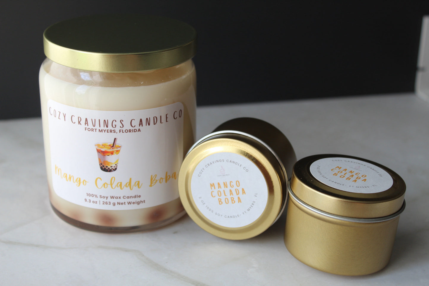 Custom Mini Candle Favors – 2oz Personalized Soy Candles for Weddings, Bridal Showers & Events