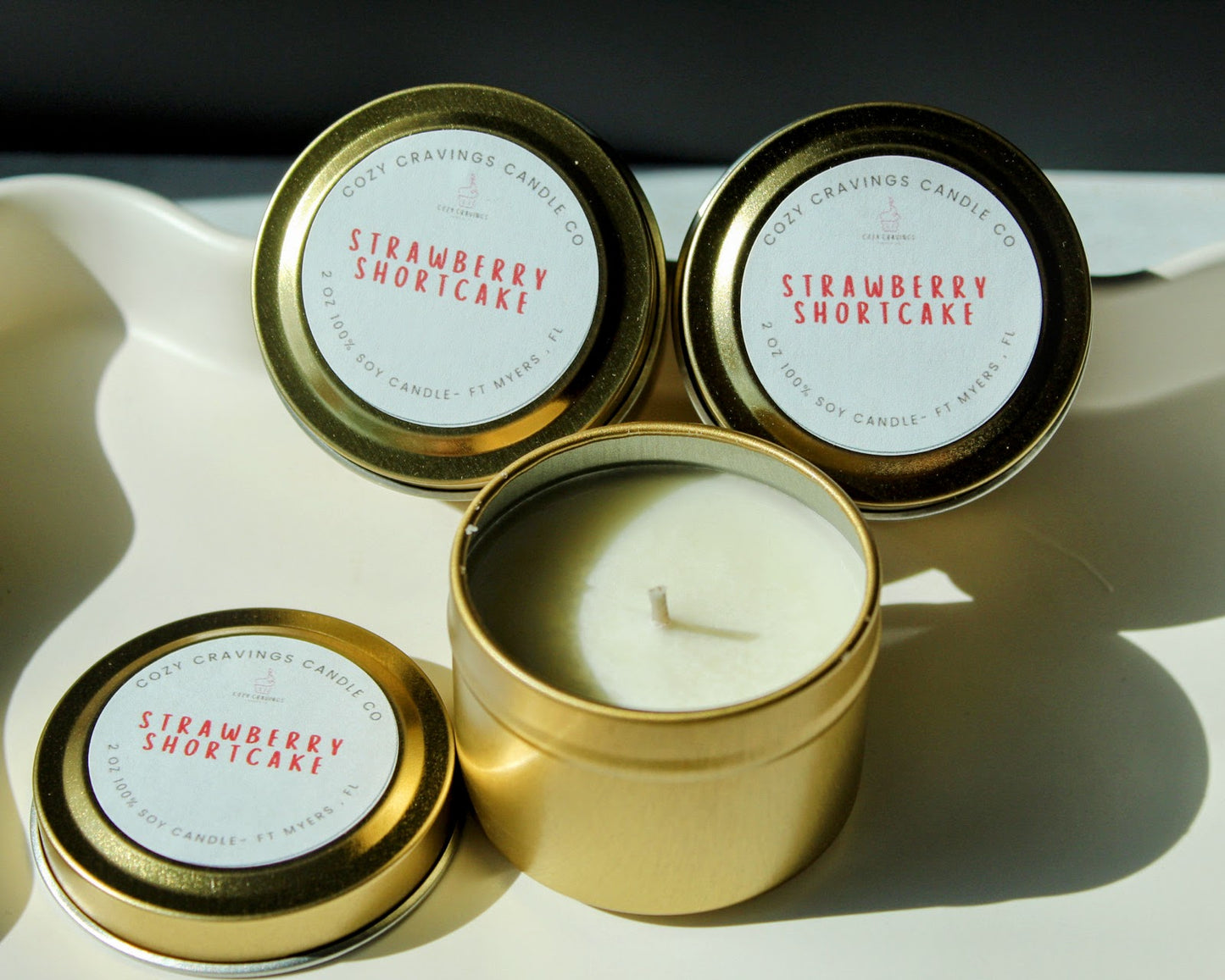 Custom Mini Candle Favors – 2oz Personalized Soy Candles for Weddings, Bridal Showers & Events