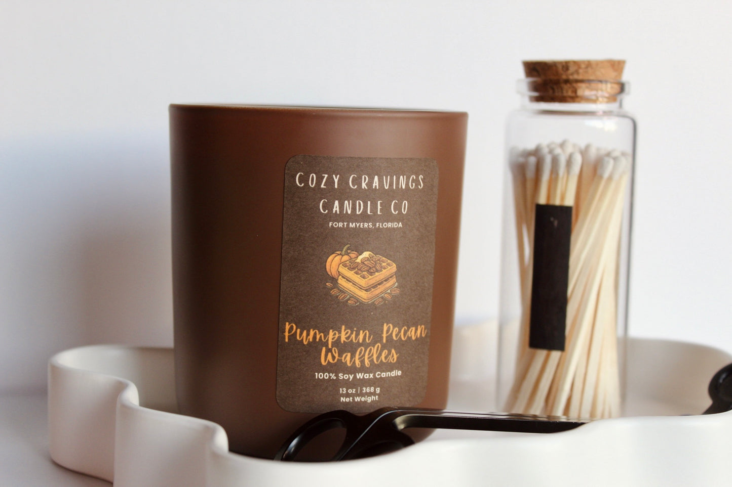 Pumpkin Pecan Waffles 100% Soy Wax Candle