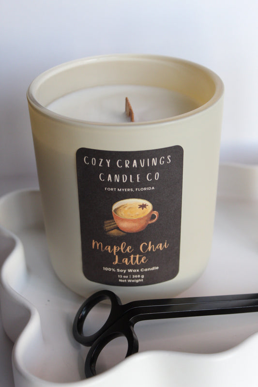 Maple Chai Latte 100% Soy Wax Candle