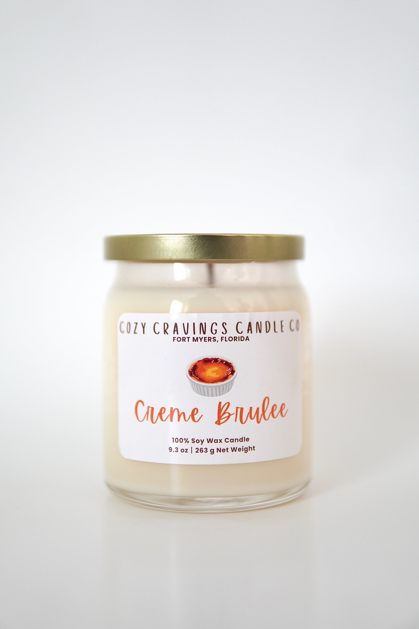 Crème Brûlée 100% Soy Wax Candle