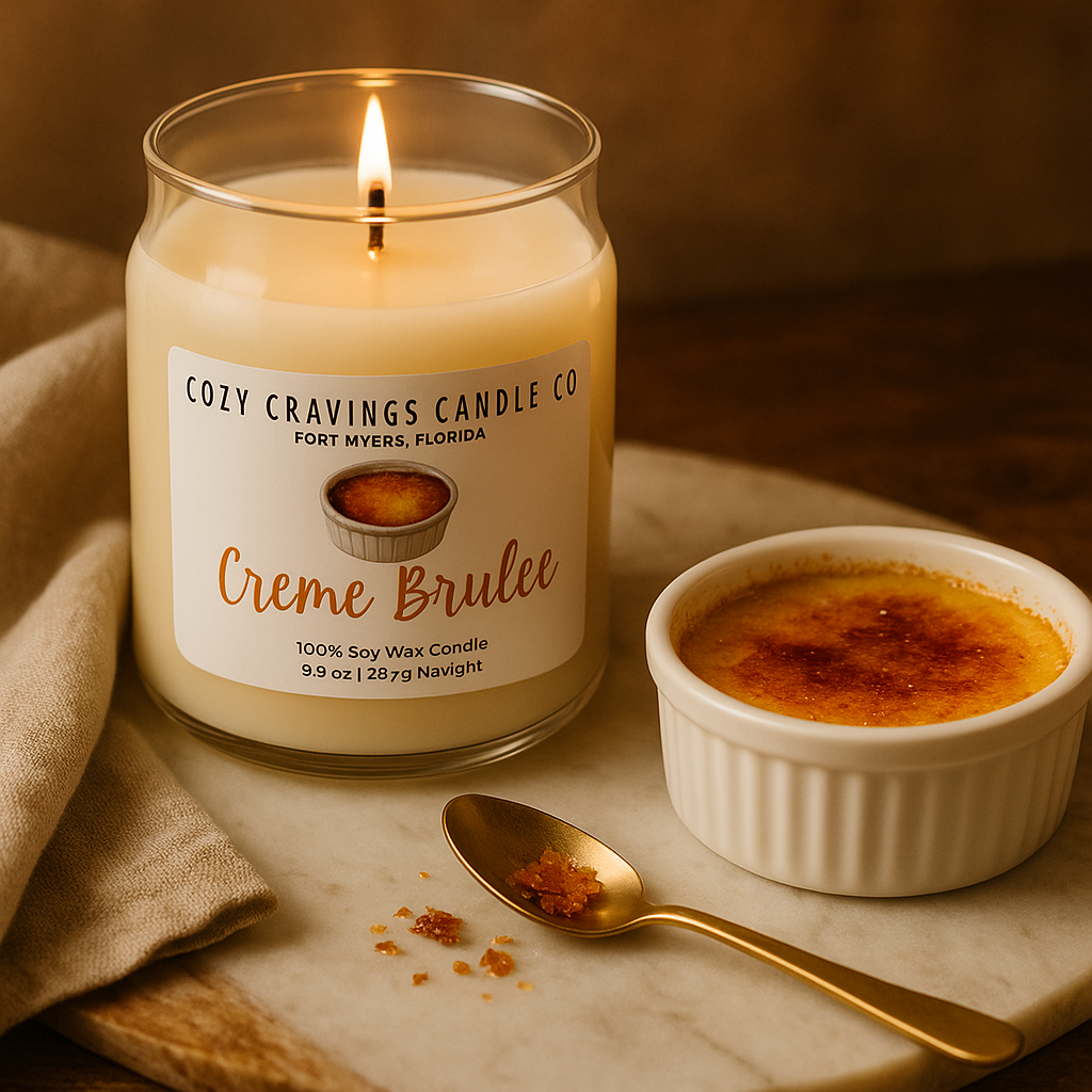 Crème Brûlée 100% Soy Wax Candle
