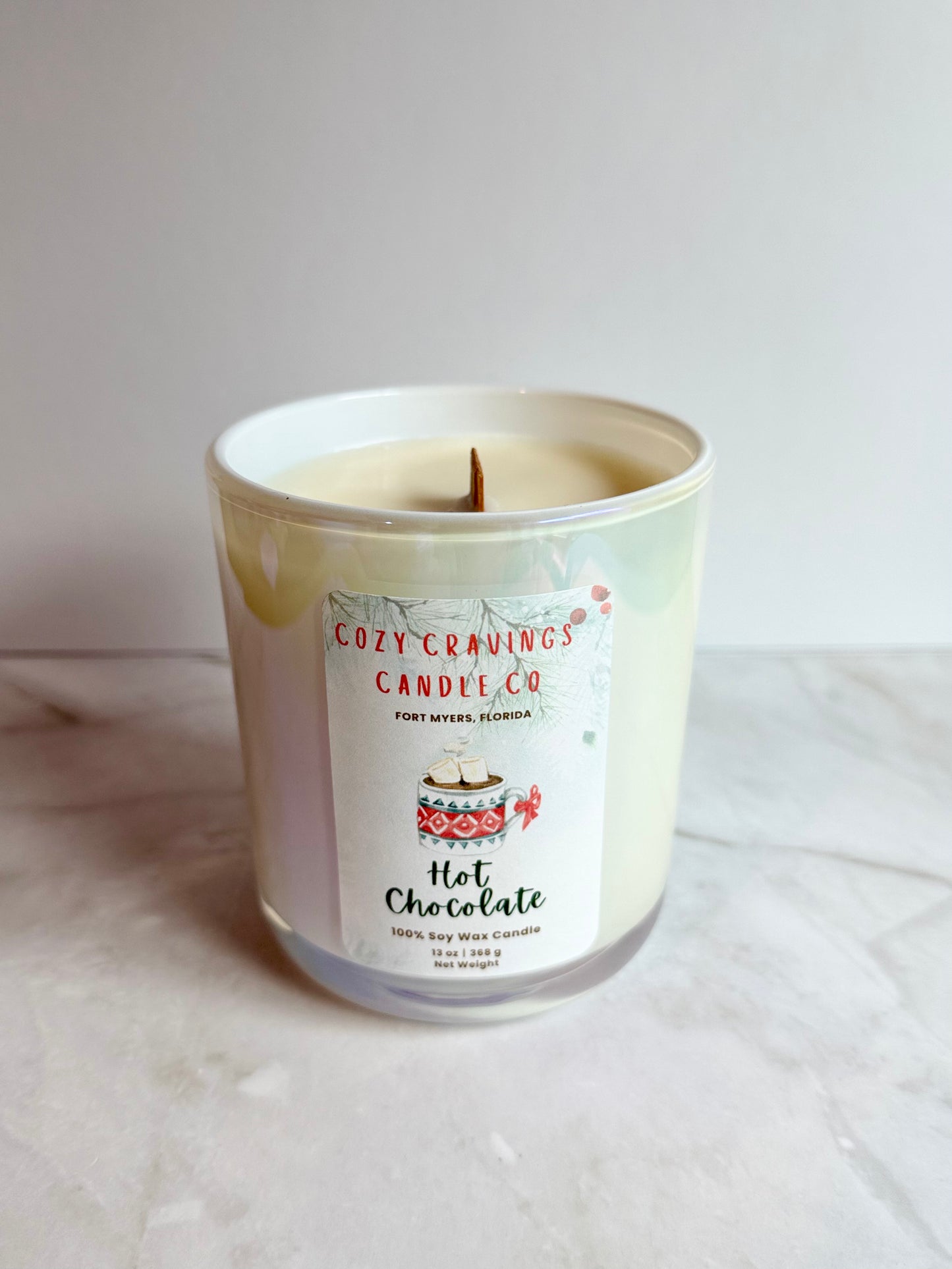 Hot Chocolate 100% Soy Wax Candle
