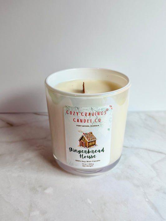 Gingerbread House 100% Soy Wax Candle
