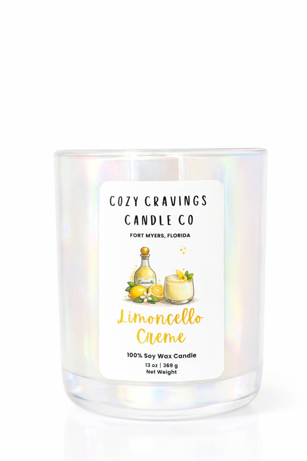 Limoncello Crème Soy Candle – Cozy Cravings – Cozy Cravings Candle Co.