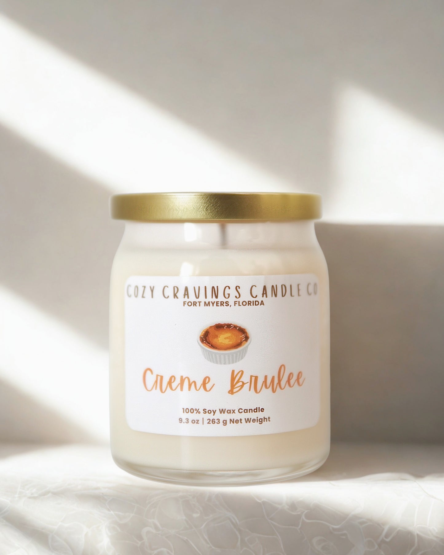 Crème Brûlée 100% Soy Wax Candle