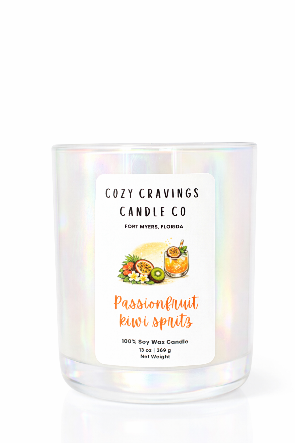 Passionfruit Kiwi Spritz Soy Candle
