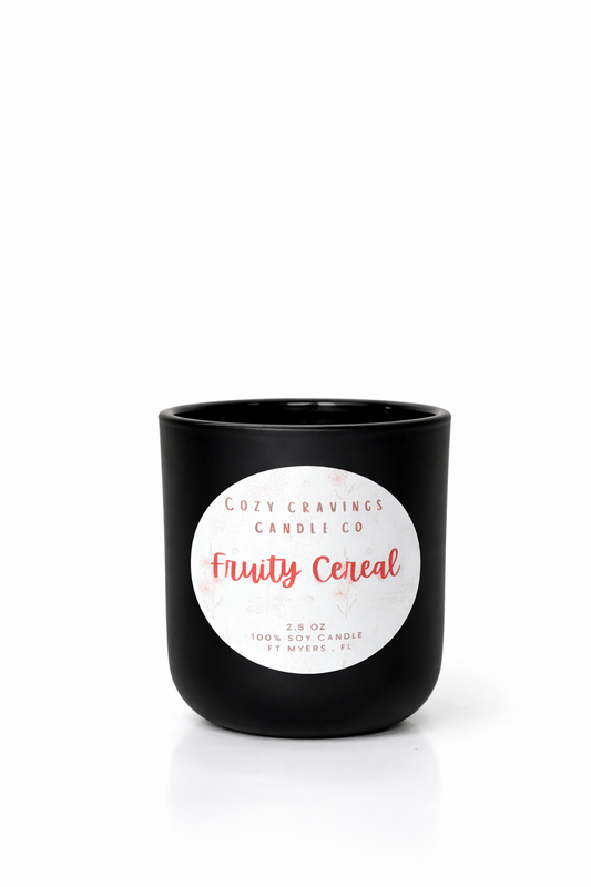 Fruity Cereal 100%  Soy Wax Candle