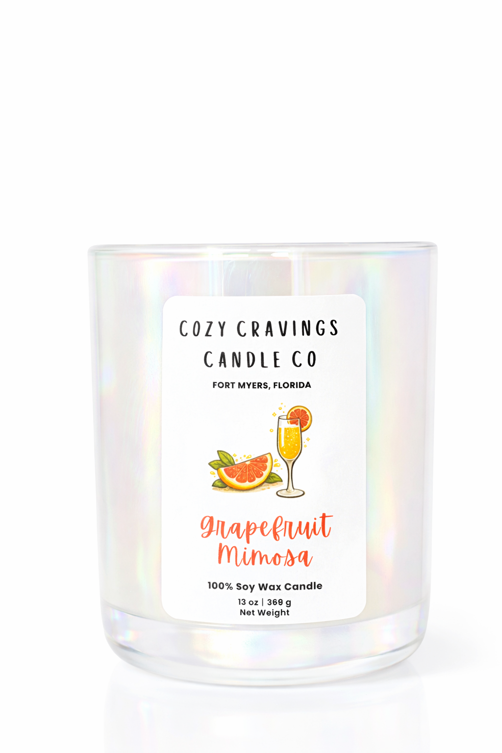 Grapefruit Mimosa Soy Candle
