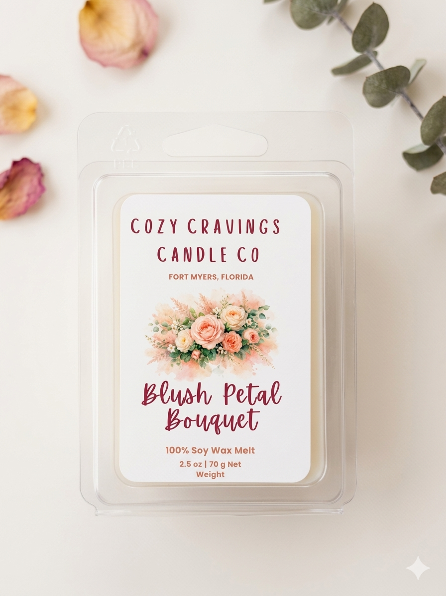 Blush Petal Bouquet Soy Wax Melt