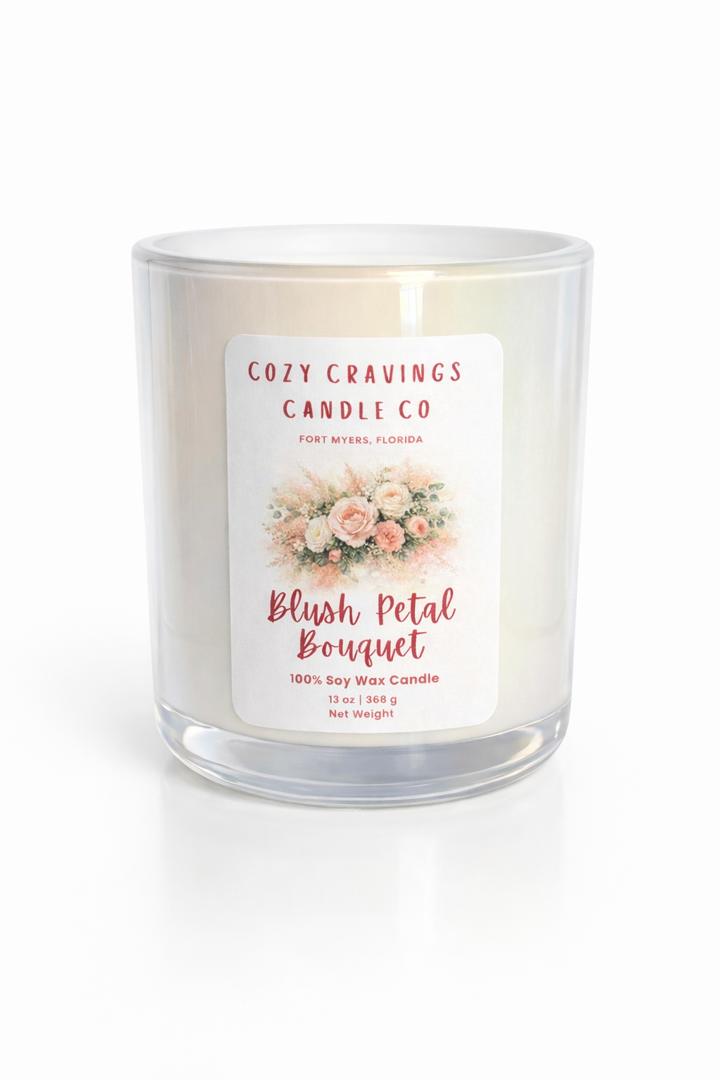 Blush Petal Bouquet Soy Candle
