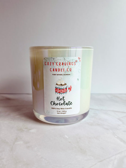 Hot Chocolate 100%  Soy Wax Candle