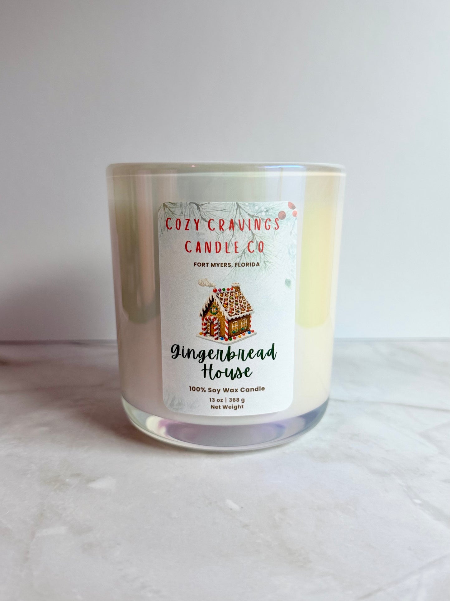 Gingerbread House 100%  Soy Wax Candle