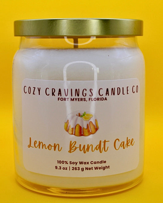 Lemon Bundt Cake 100% Soy Wax Candle